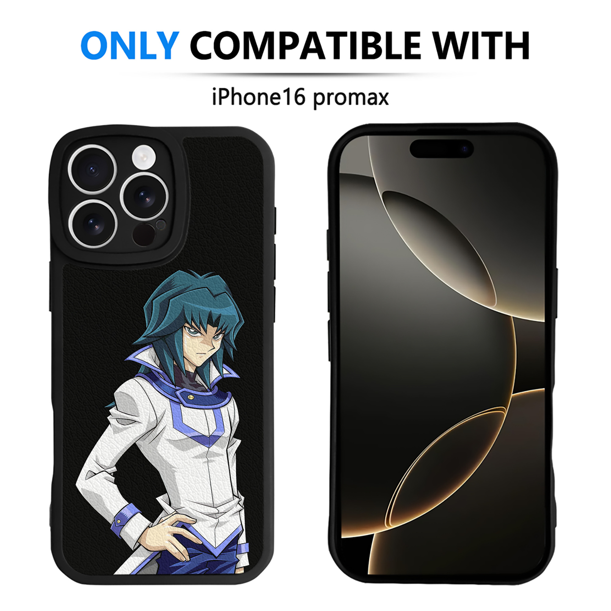 遊☆戯☆王 Yu-Gi-Oh! 【iPhone 16シリーズ対応】シリコンスマホケース（レザー調） 材質：シリコン